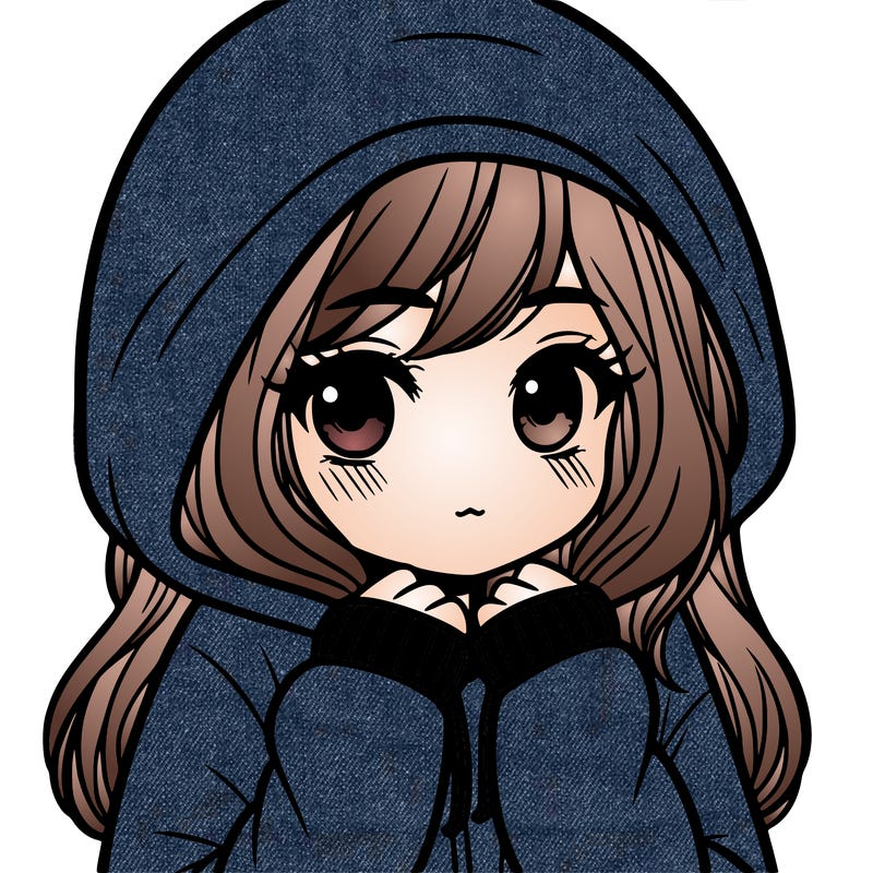 girl in hoodie