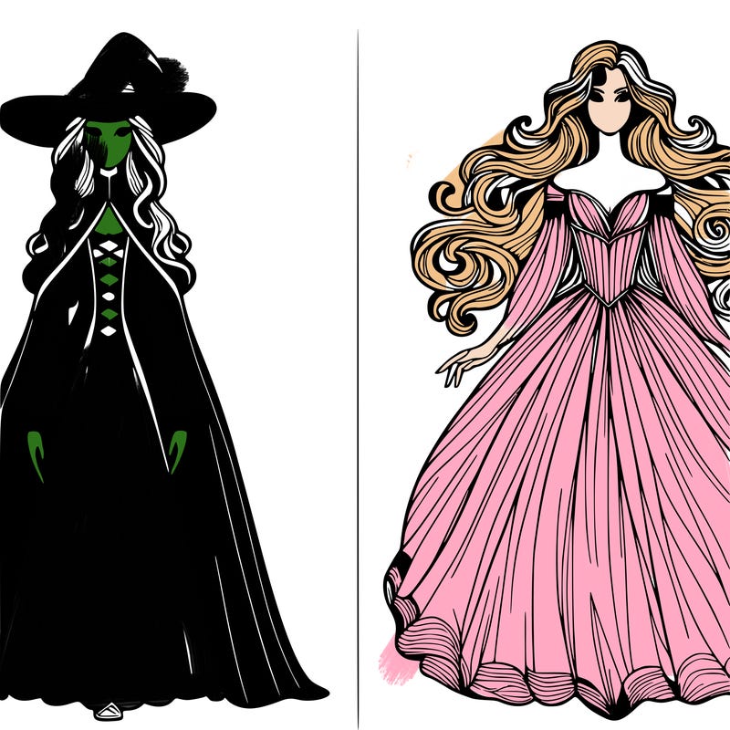 elphaba and glinda