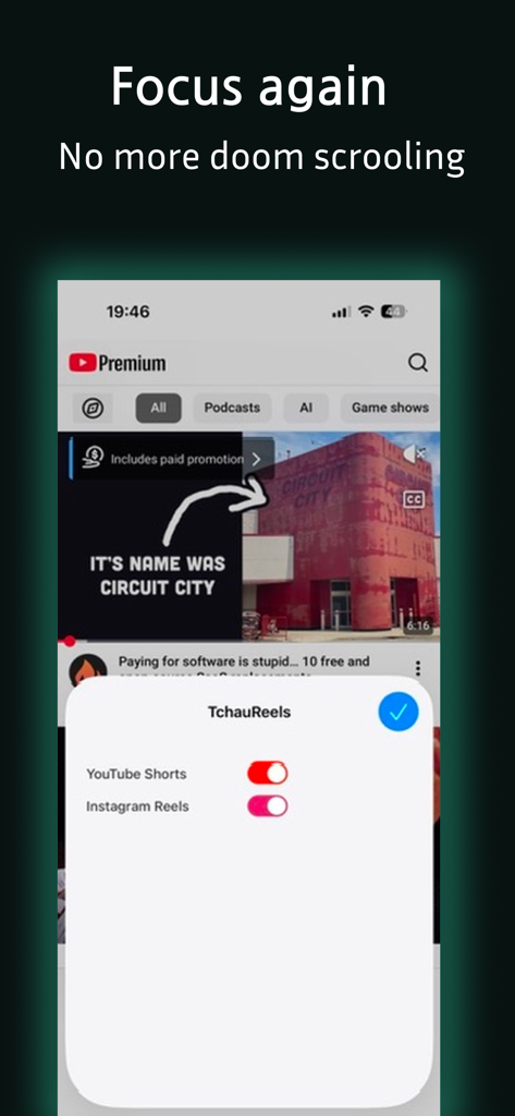 End Doomscroll - Productivity App | MWM