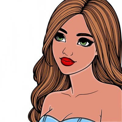 beautiful realistic detailed girl