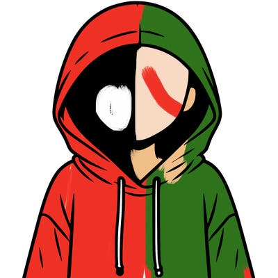 faceless girl in hoodie