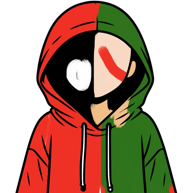 faceless girl in hoodie