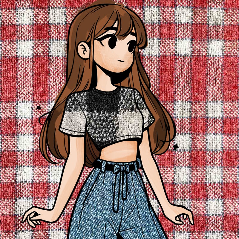 girl in a cute crop top