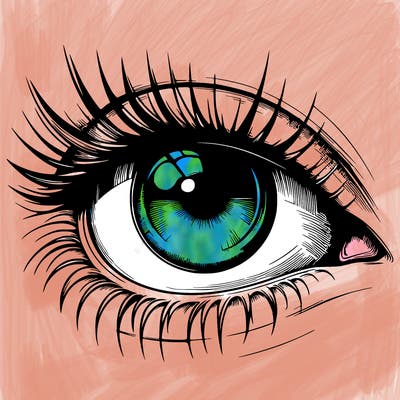 realistic eye