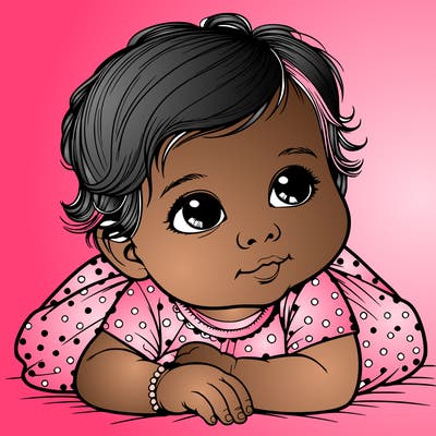 realistic baby girl