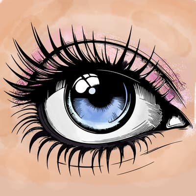 realistic eye