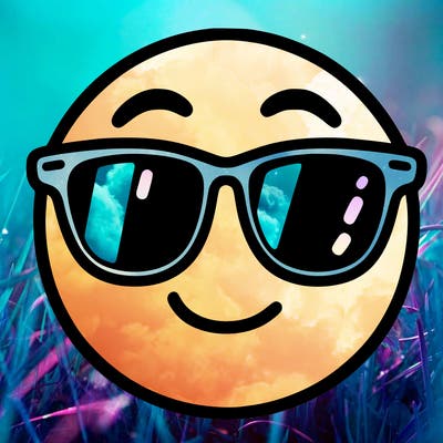 emoji with sunglasses