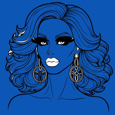 realistic drag queen