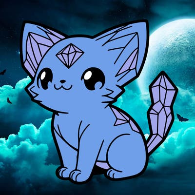 crystal kitten