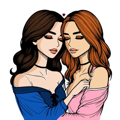 realistic girls in love