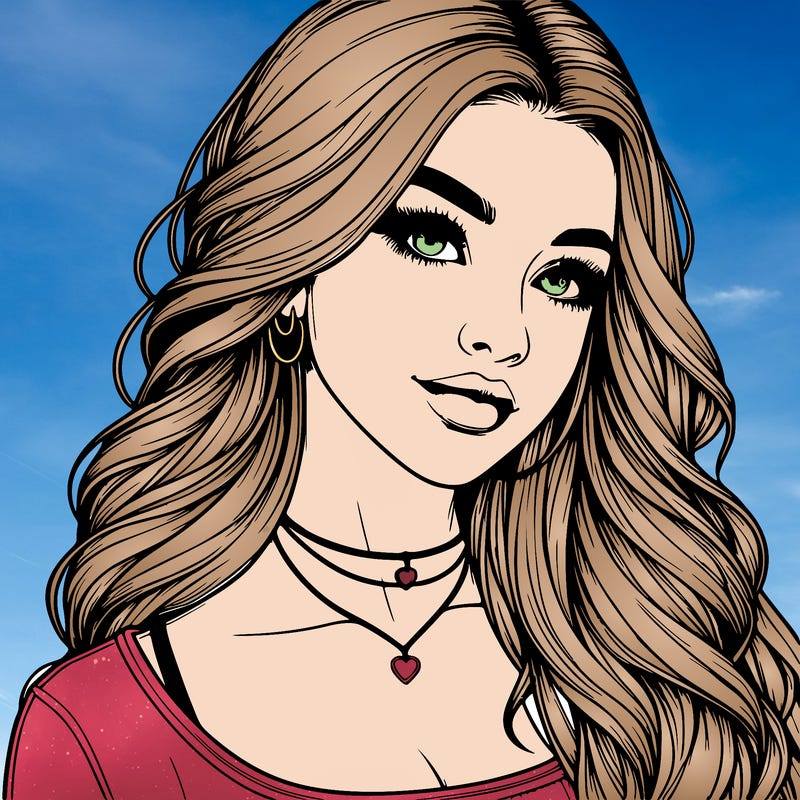 detailed realistic girl