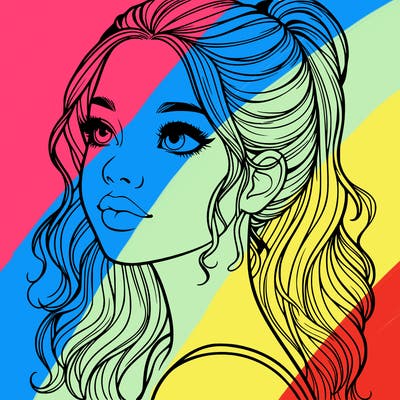 beautiful realistic girl