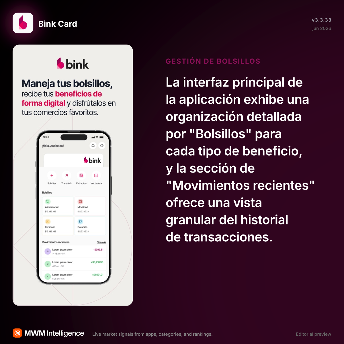 Bink Card - App de Finanzas | MWM