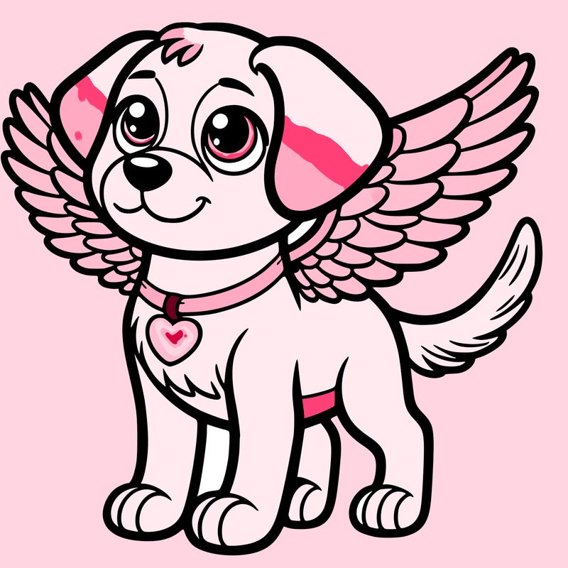dog with wings