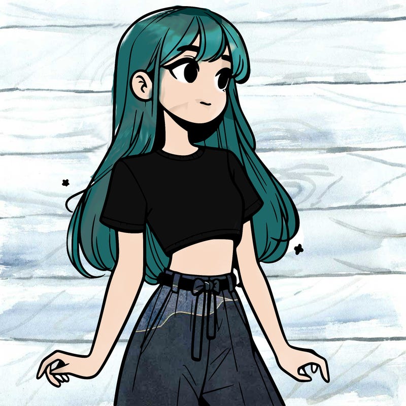 girl in a cute crop top