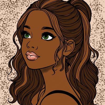beautiful realistic girl