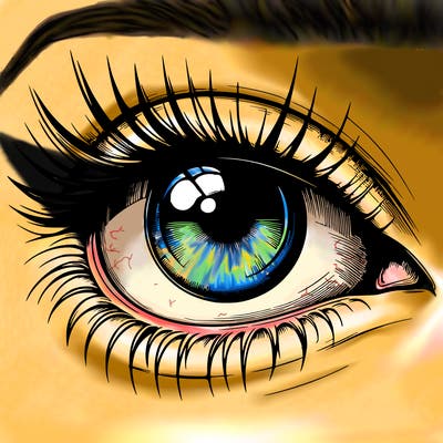 realistic eye