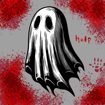 realistic creepy ghost