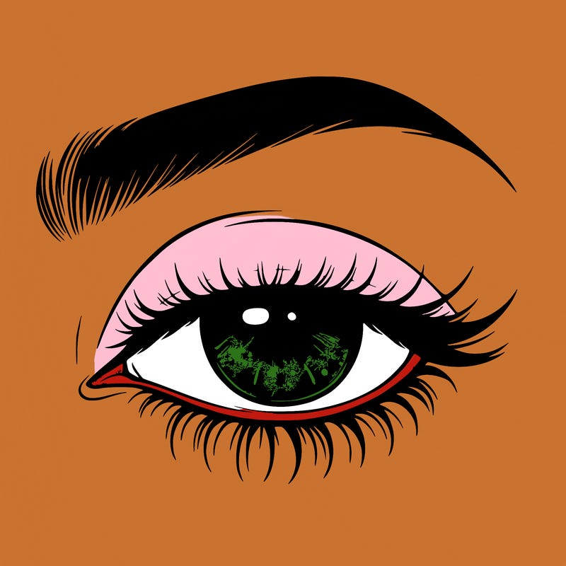 eye closed realistic