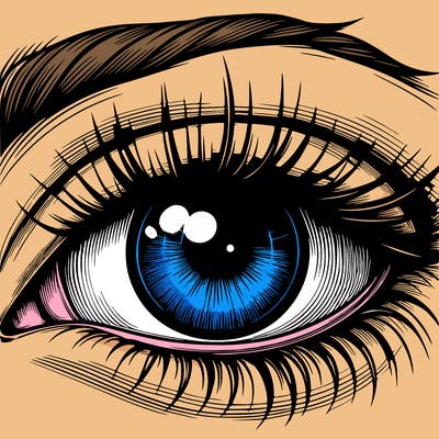 realistic eye