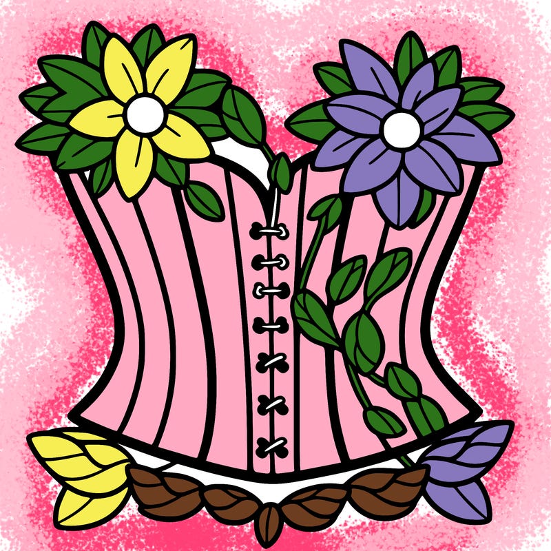 flower corset