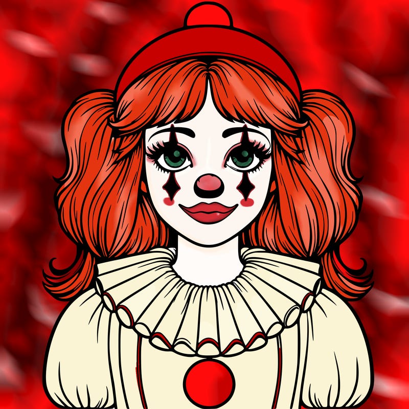 realistic clown girl