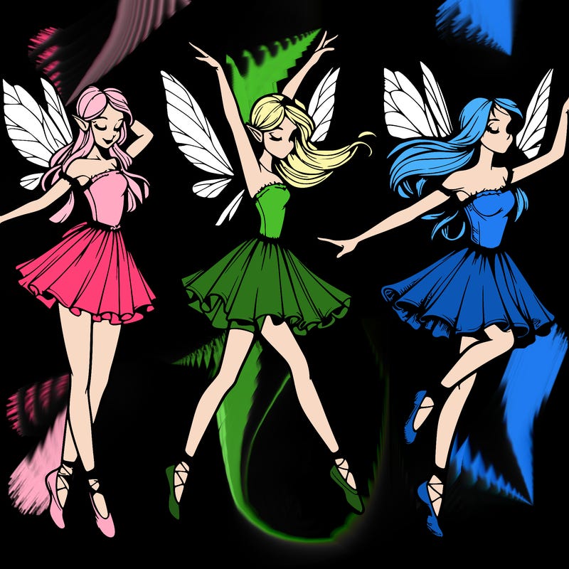 realistic dancing fairy