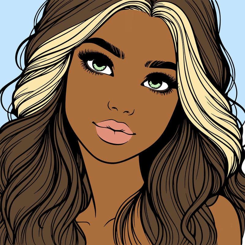 beautiful realistic girl