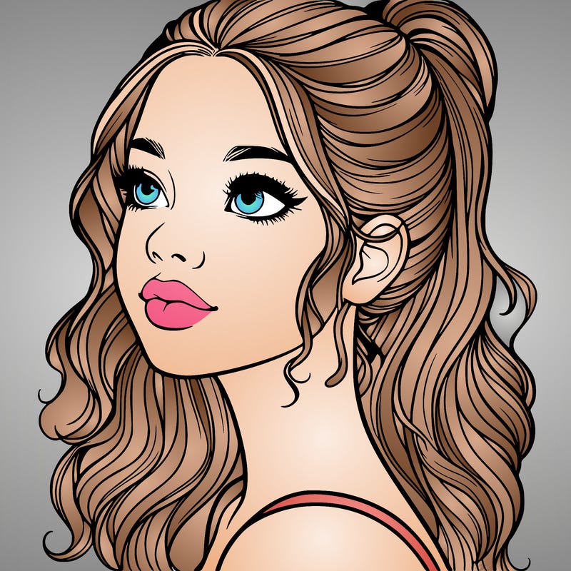 beautiful realistic girl