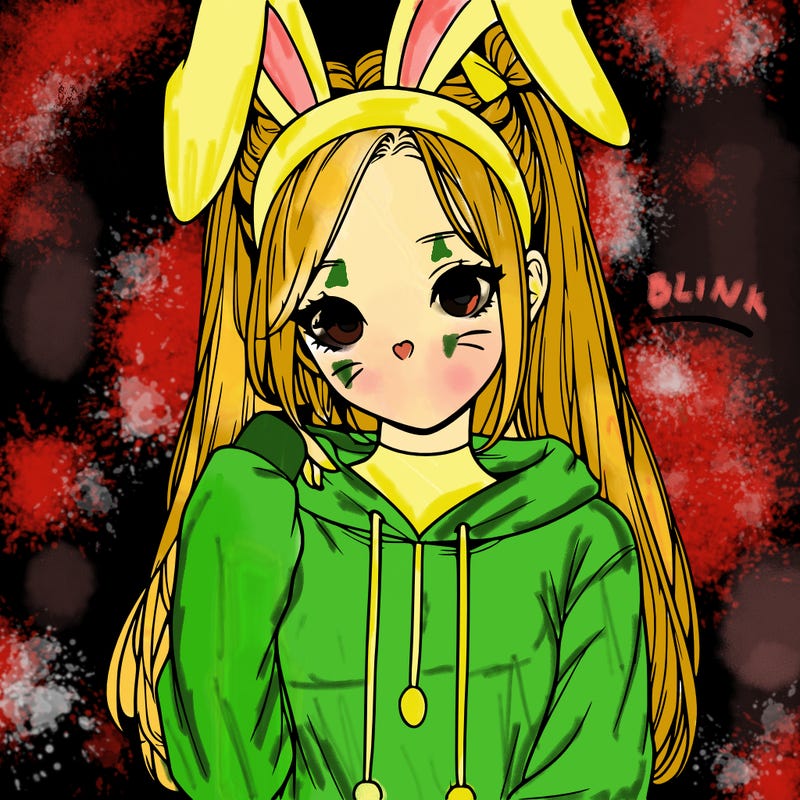 realistic teen girl in a bunny outfit