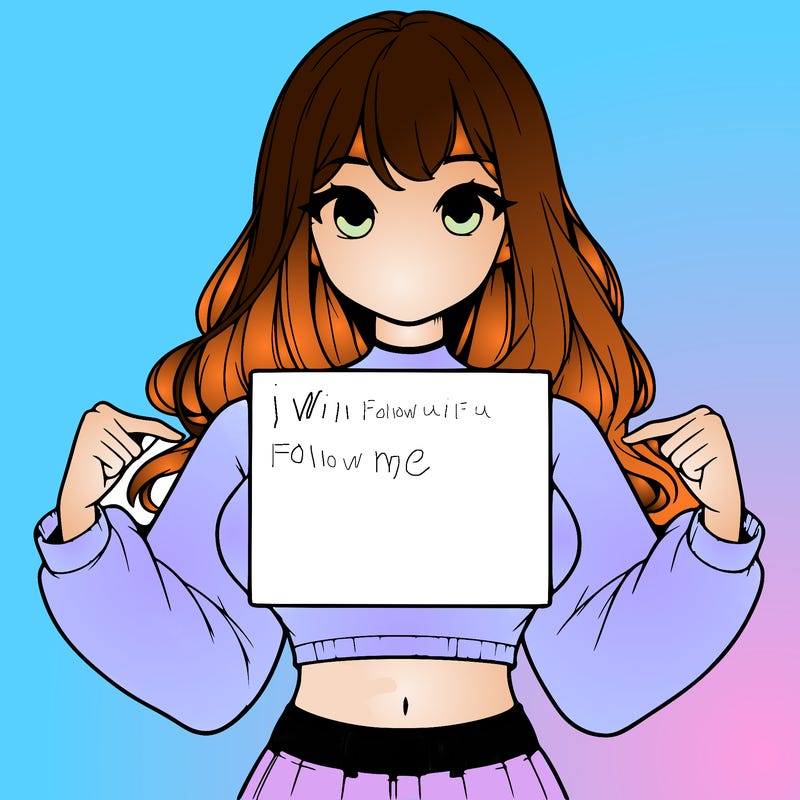 girl holding a blank sign in a long sleeve crop top