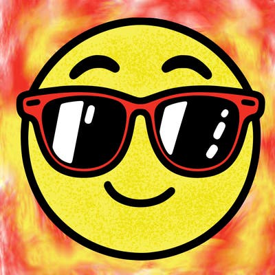 emoji with sunglasses