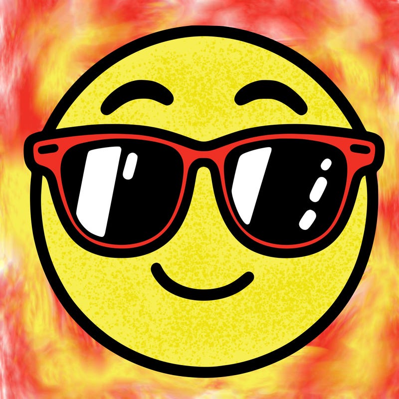 emoji with sunglasses