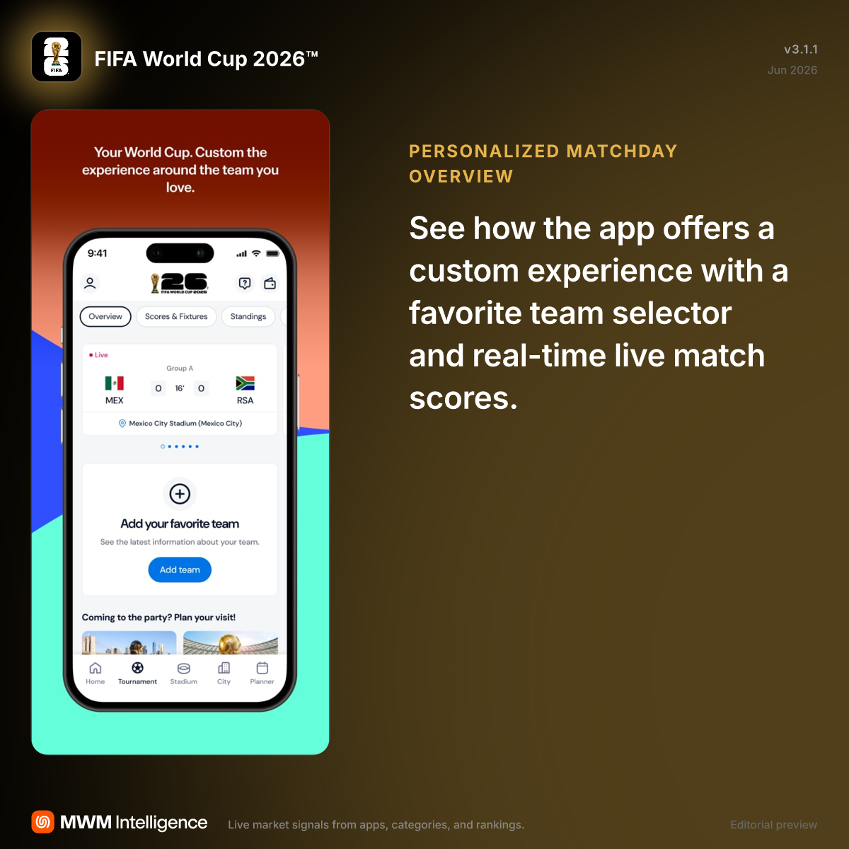 FIFA World Cup 2026™ - Sports App | MWM