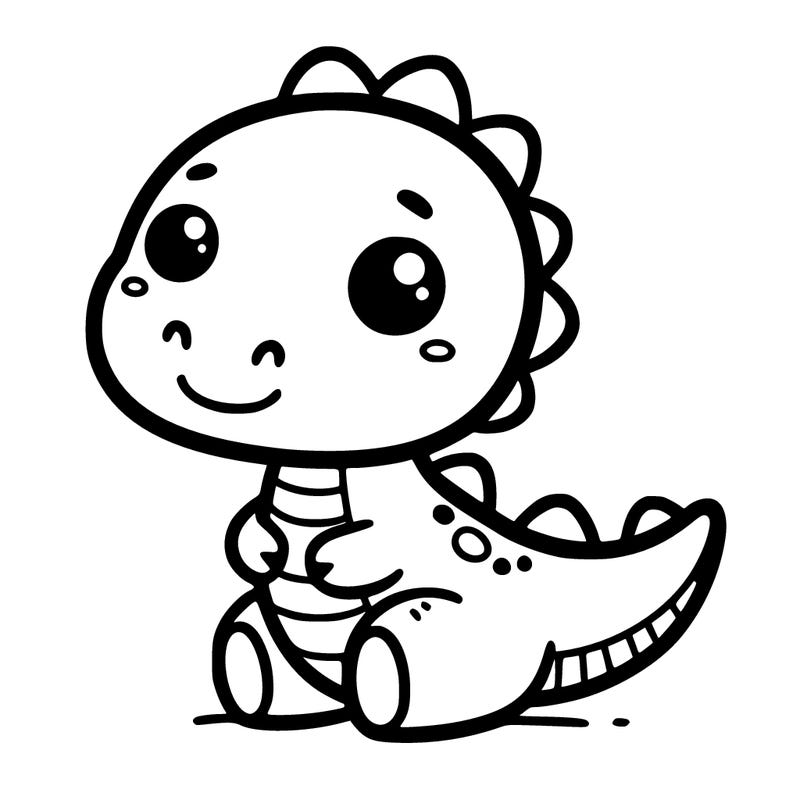 cute cartoon dinosaur