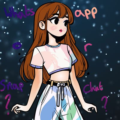 girl in a cute crop top