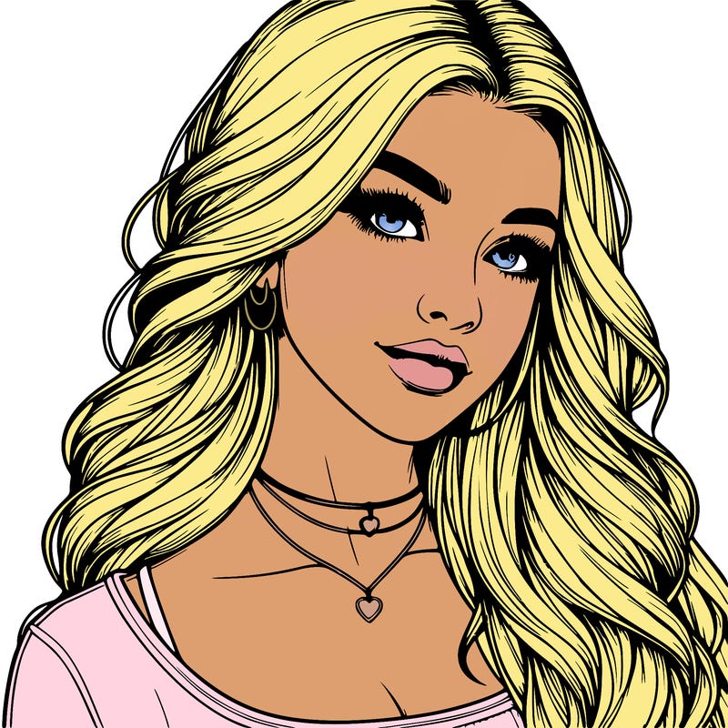 detailed realistic girl