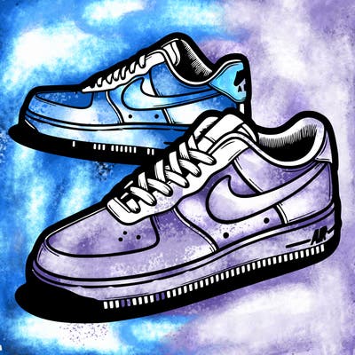 white nike air forces