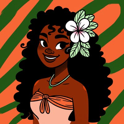 hawaiian black woman