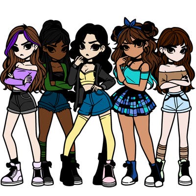 realistic baddie girls