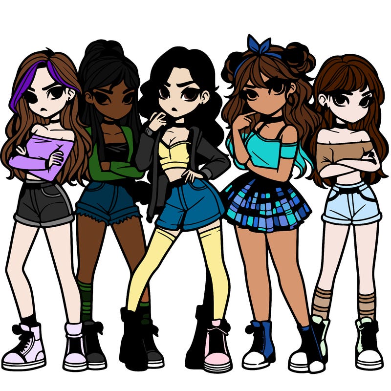 realistic baddie girls