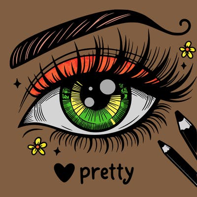pretty eye