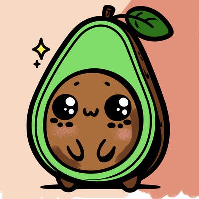 cute avocado