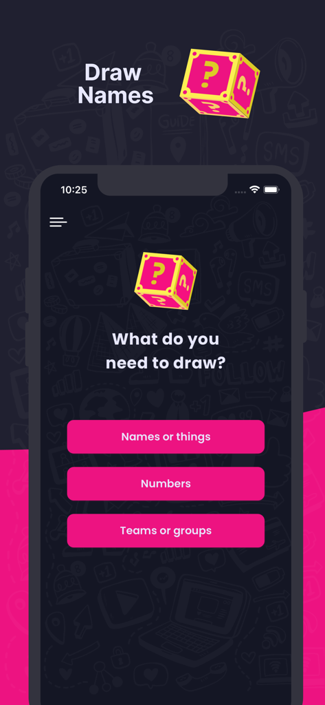 Random name picker for raffles - Utilities App | MWM