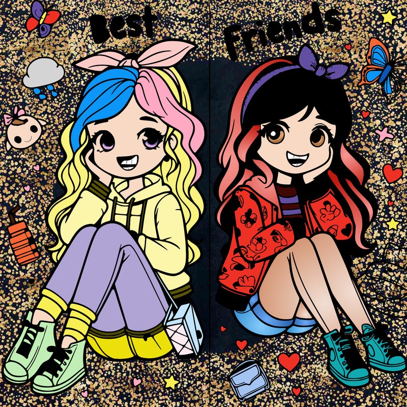best friends girls