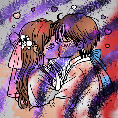 kissing