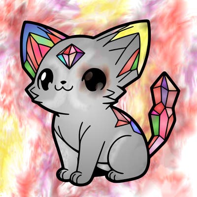 crystal kitten
