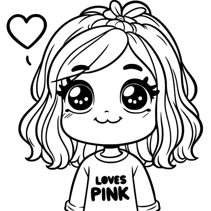 girl that loves pink