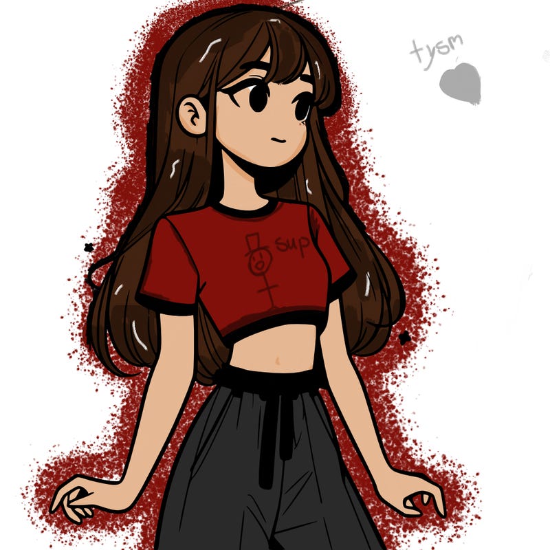 girl in a cute crop top