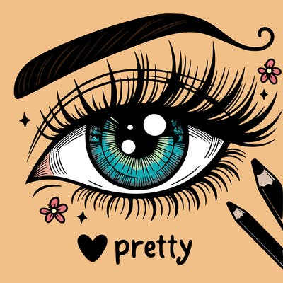 pretty eye